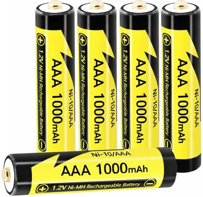 Obrázek produktu pro Baterie Liitokala Ni-10 AAA R3 NiMH, 1000 mAh, 1,2 V, 5 kusů