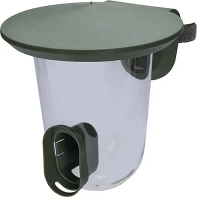 Produktbild von Singing Friend Vogelfutterhalter feedR L: 17 cm B: 19 cm H: 19,5 cm grün