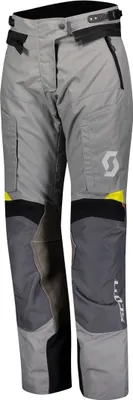 Productafbeelding van Scott Dualraid Dryo motorbroek voor dames, grijs/geel, maat 44