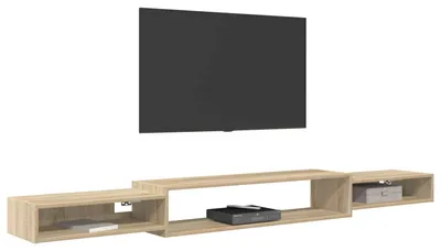 Obrázek produktu pro Nástěnná TV skříň Nástěnná montáž Dub sonoma 220 x 28 x 21 cm