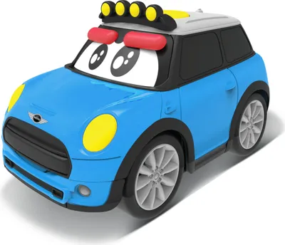 Produktbild von BB Junior - Spielzeugauto - Laugh & Play Mini Cooper (13,5cm, blau) Spielzeug Auto