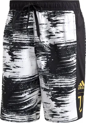 Produktbild von adidas Juventus Turin CLX Badeshorts Gr.XS schwarz-weiß (GE2719)