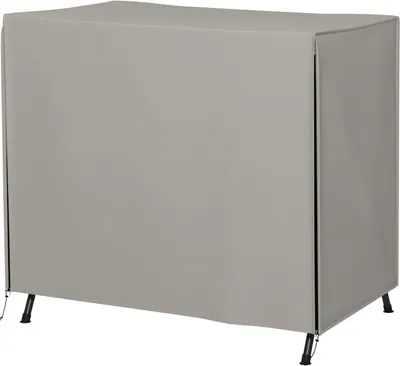 Image de Housse de protection imperméable pour balancelle de jardin avec protection solaire, tissu Oxford, gris, 177 x 114 x 152 cm