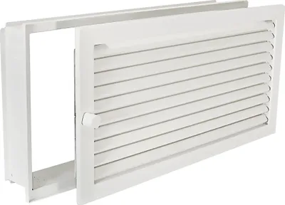 Produktbild von Warmluftgitter WGPB 4523 W Putzbündig Weiss 450 x 230mm Zuluft Abluftgitter