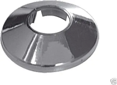 Produktbild von 10 Stück Heizungsrosetten Heizungsmanschetten verchromt  22 mm
