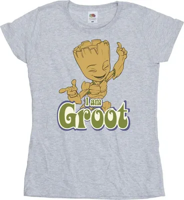 Produktbild von Guardians Of The Galaxy - T-Shirt für Damen BI22467 (M) (Grau)