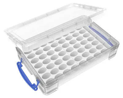 Obrázok produktu pre Držiak na fixky pre box 4 l – 56 fixiek, biela farba