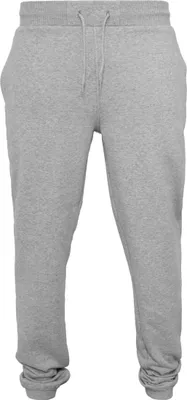 Image de Build Your Brand BY014 | Sweatpants lourds / Pantalon de jogging pour hommes - Couleur : Heather Grey - Taille : XXL