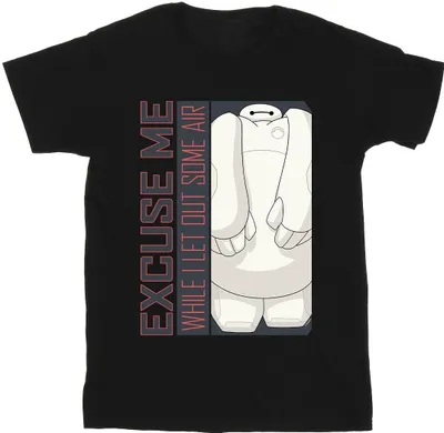 Produktbild von Disney - "Big Hero 6 Excuse Me Some Air" T-Shirt für Herren BI49355 (M) (Schwarz)