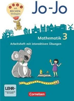Produktbild von Jo-Jo Mathematik 3. Schuljahr - Allgemeine Ausgabe - Arbeitsheft mit interaktiven Übungen auf scook.de und CD-ROM