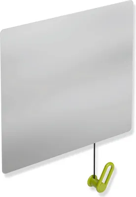 Produktbild von HEWI Kippspiegel Ser 801 m. Seiluml., B:600mm H:540mm apfelgrün