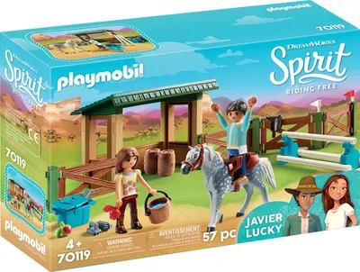Produktbild von PLAYMOBIL Reitplatz mit Lucky & Javier, 70119
