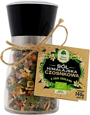 Produktbild von Salz in der Mühle mit -Kräutern und Knoblauch 140 g – Dary Natury