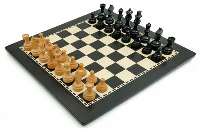 Produktbild von ITALFAMA Classic Wooden Chess Set King 8cm Board 40x40cm