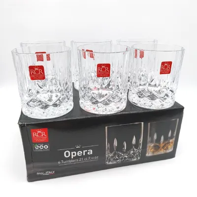 Immagine prodotto di RCR Cristalleria Italiana S.p.a. Linea Opera Bicchieri da acqua in vetro moderno (23.00)