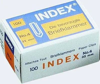 Produktbild von Alco Briefklammer Eisen verzinkt 32mm silber 100 Stück