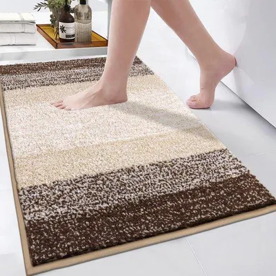 Obrázok produktu pre Ultrajemná, protišmyková kúpeľňová rohož z mikrovlákna od Unyqoos pre luxusný® komfort a bezpečnosť v kúpeľni