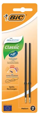 Immagine prodotto di BiC® 8924101 Refill per penna a sfera X-Smooth - 0,4 mm, nero, blister da 2 pezzi