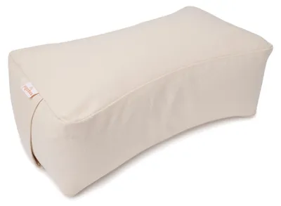 Produktbild von yogabox Meditationskissen SQUARE - natur 38 x 20 x 13 cm Buchweizenschalen