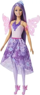 Immagine prodotto di Bambola Barbie Fantasy Fairy, 3 in 1, si trasforma in fata, principessa o sirena, con 3 completi e accessori, 3+ anni