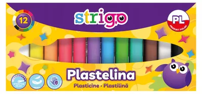 Produktbild von Strigo Kreativ Knetmasse Set für Kinder 12 Farben