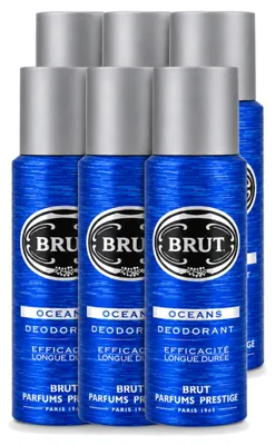 Produktbild von 6 x Brut Oceans Deodorant Spray - 200 ml - Vorteilspackung - 6 Stücke