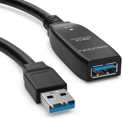 Produktbild von 5m USB 3.0 Verlängerungskabel Aktiv Verlängerung Kabel Repeater Drucker Scanner