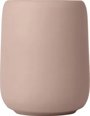 Produktbild von Blomus Zahnputzbecher Sono Misty Rose, Keramik, Silikon, Kunststoff, 300 ml, 66371
