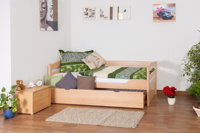 Produktbild von Einzelbett, 200cm x 90cm x 79,30cm (LxBxH)