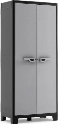 Immagine prodotto di Armadio Keter con ripiani Titan nero e grigio 182 cm