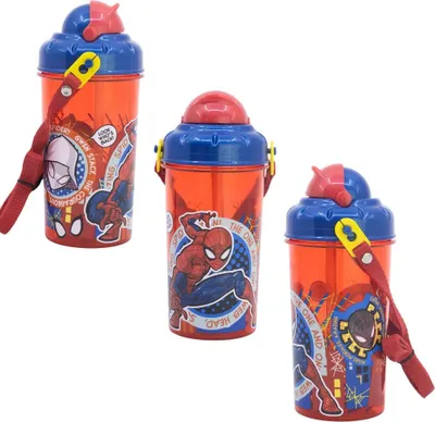 Produktbild von Marvel Spiderman Sportflasche Wasserflasche Trinkflasche Flasche 465 ml