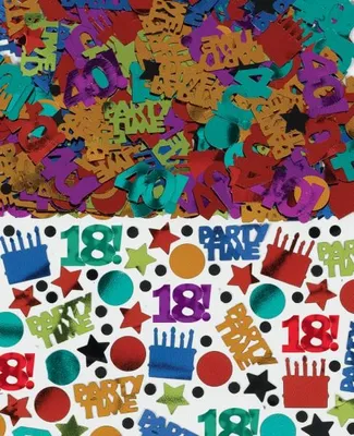 Produktbild von 18. Geburtstag Konfetti "Dots & Stripes"