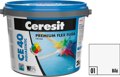 Zdjęcie produktu dla Fuga Ceresit CE 40 biała, 2 kg