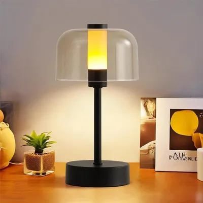 Produktbild von Nachttischlampe Tischlampe mit Kabel Touch Dimmbare,Tischleuchte Schlafzimmer