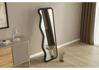 Image de Miroir Plein Pied - 50 x 160 cm - Noir