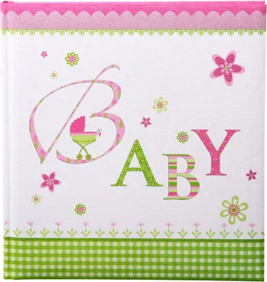 Produktbild von rosa Baby Fotoalbum von Goldbuch LOVELY
