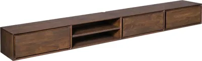 Produktbild von TV-Board Amoria Mangoholz Massiv Braun / Schwebend, Masse:240 cm X 35 cm