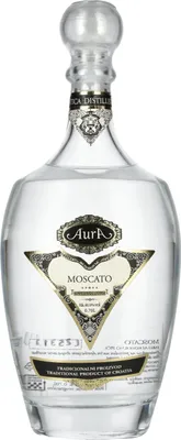 Image de Aura Grappa Moscato 40% Vol. 0,7l