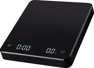 Immagine prodotto di APT DA457 Bilancia digitale per caffè con timer 3 kg, nera
