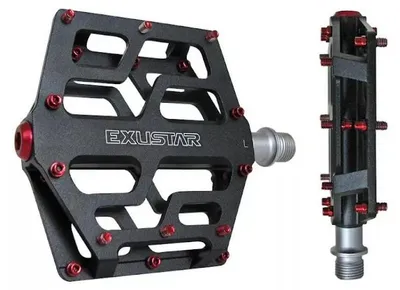 Produktbild von Pedal EXUSTAR E-PB531 MTB 9/16" Flat Pedal Aluminum schwarz