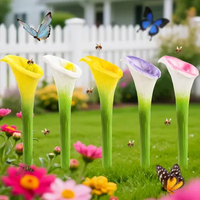 5er-Set Bienentränke – Insektenbecher für Garten, Balkon & Terrasse