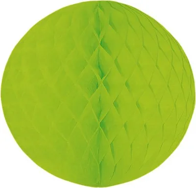 Produktbild von Wabenball hellgrün 30cm, schwer entflammbar