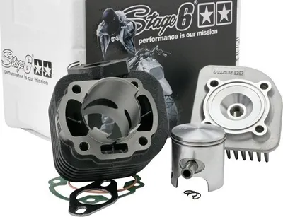 Zdjęcie produktu dla ZESTAW CYLINDRÓW STAGE6 STREETRACE z żeliwa szarego 70CC DO POZIOMEJ SKRZYNI BIEGÓW MINARELLI AC.
