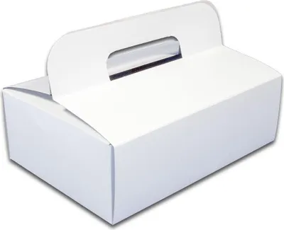 Immagine prodotto di Scatole per dessert con manici 23 x 16 x 7,5 cm - 50 pz
