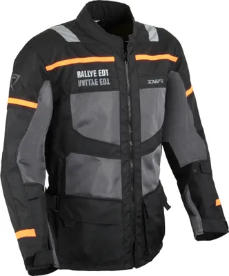 Obrázok produktu pre Motocyklová bunda DIFI Kalahari Air, čierna/sivá/oranžová, XL