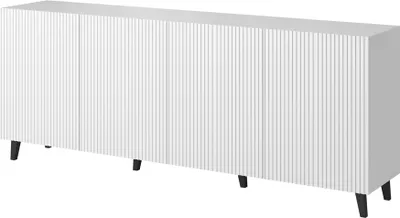 Obrázok produktu pre Komoda Skrinka do obývačky  PAFOS 200 biela 200x82x40cm