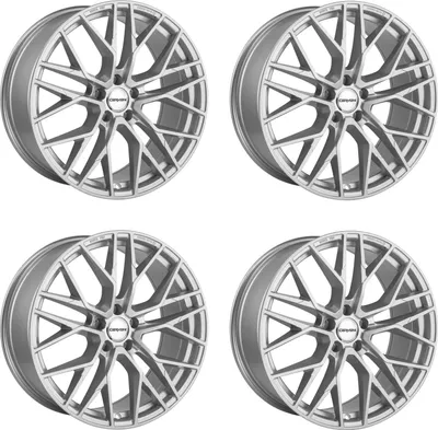 Produktbild von 4 Carmani Felgen 20 Ludwig 7.5x17 ET45 5x112 WSSILB für Audi A3 A4 A6 Q2 TT