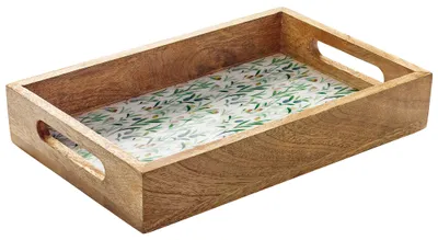 Produktbild von Zassenhaus Tablett OLIVE, Mango, 30,5 x 20 x 5,5 cm