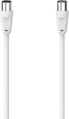 Immagine prodotto di cavo coassiale per antenna TV hama 00305045 bianco 10 m