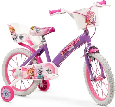 Image de Vélo pour fille 16 pouces Vélo pour fille Paw Patrol Violet